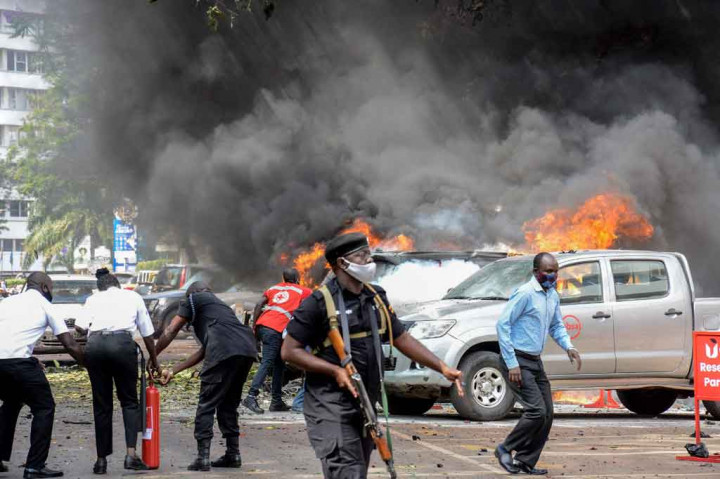 Dua Ledakan Bom Bunuh Diri Guncang Uganda