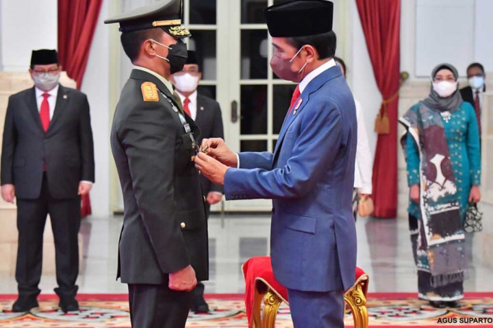 Presiden Lantik Jenderal Andika Perkasa Jadi Panglima TNI
