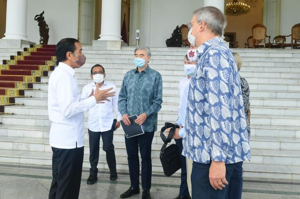 Di Persemaian Modern Rumpin, Presiden dan para dubes akan meninjau sejumlah fasilitas seperti area rumah perkecambahan, area rumah produksi, hingga kolam air dan sedimen.