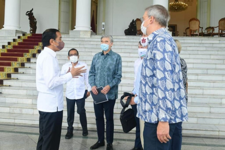 Di Persemaian Modern Rumpin, Presiden dan para dubes akan meninjau sejumlah fasilitas seperti area rumah perkecambahan, area rumah produksi, hingga kolam air dan sedimen.