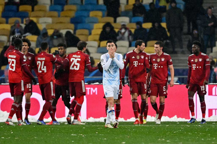Dynamo Kiev Vs Bayern Muenchen: Die Roten Menang 2-1