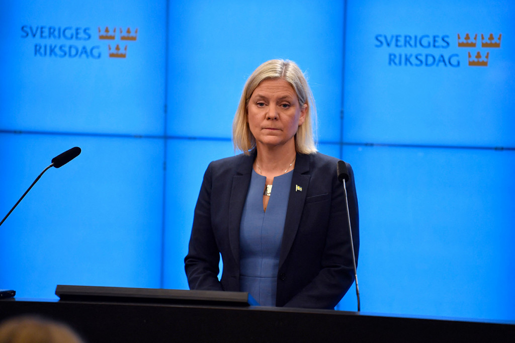 Perdana Menteri terpilih Swedia, Magdalena Andersson, pada Rabu, 24 November 2021, mengajukan pengunduran diri, hanya beberapa jam setelah pengangkatannya.