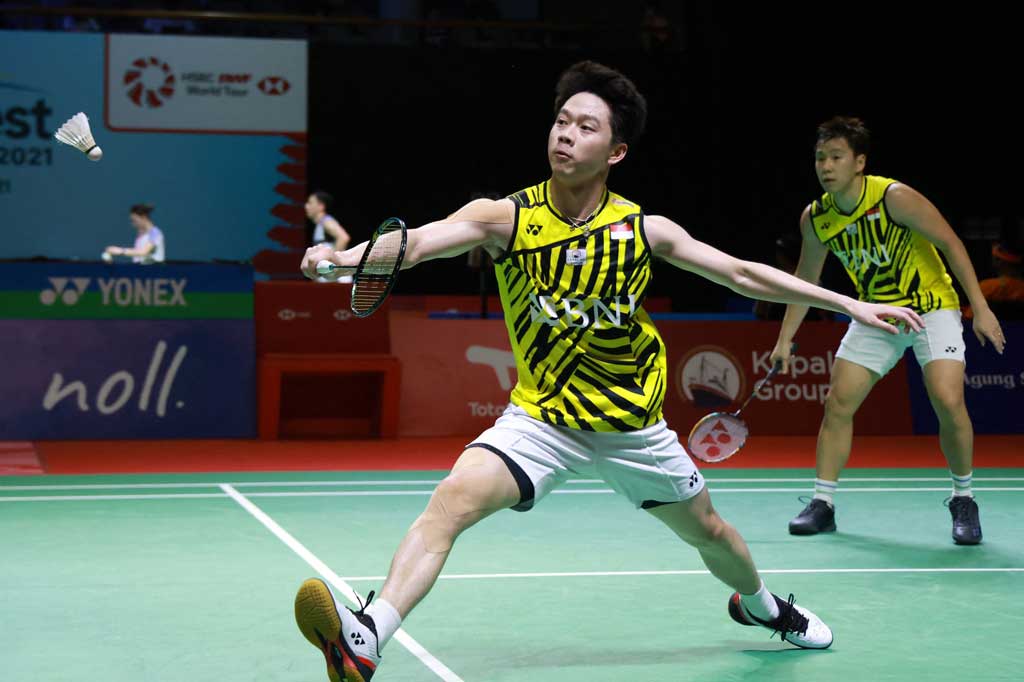 Minions, julukan Marcus/Kevin, menyusul ganda putri Greysia Polii/Apriyani Rahayu yang terlebih dahulu melaju.