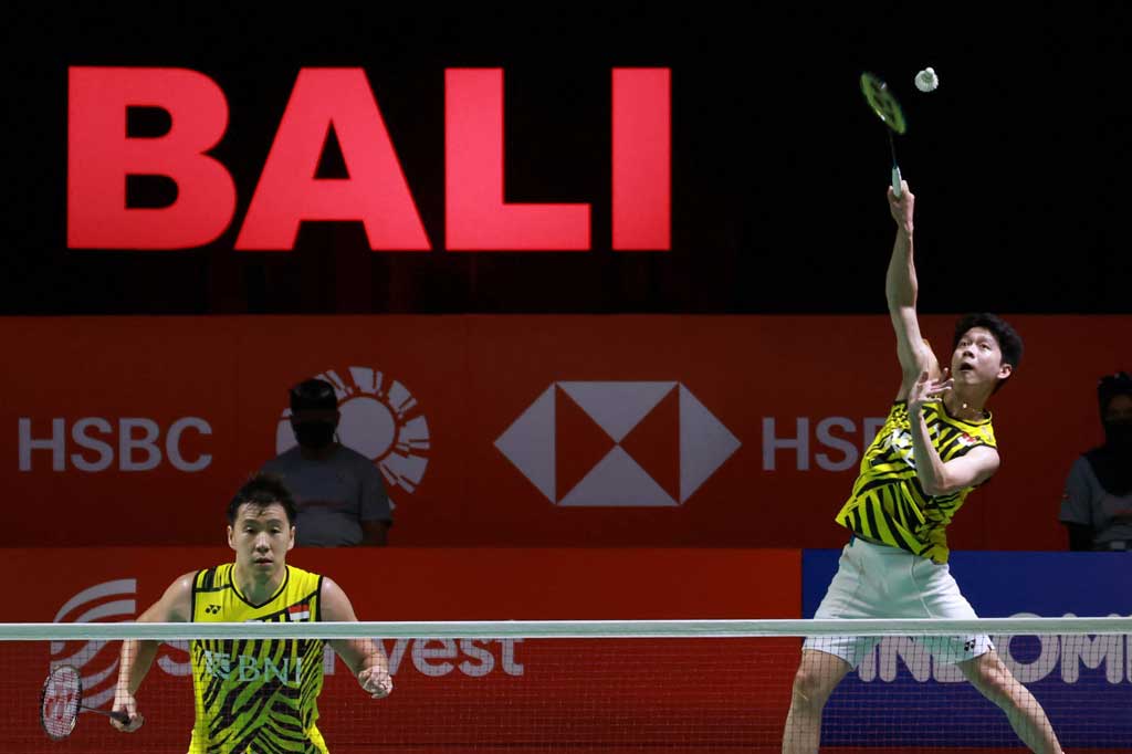 Pada laga semifinal turnamen berhadiah total USD850 ribu itu, Marcus/Kevin akan menghadapi pasangan India Satwiksairaj Rankireddy/Chirag Shetty yang mengalahkan Goh Sze Fei/Nur Izzuddin dari Malaysia 21-19, 21-19.