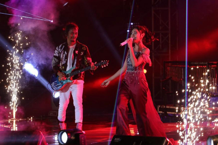 Aksi Dewa 19 Meriahkan Festival Musik Metro TV