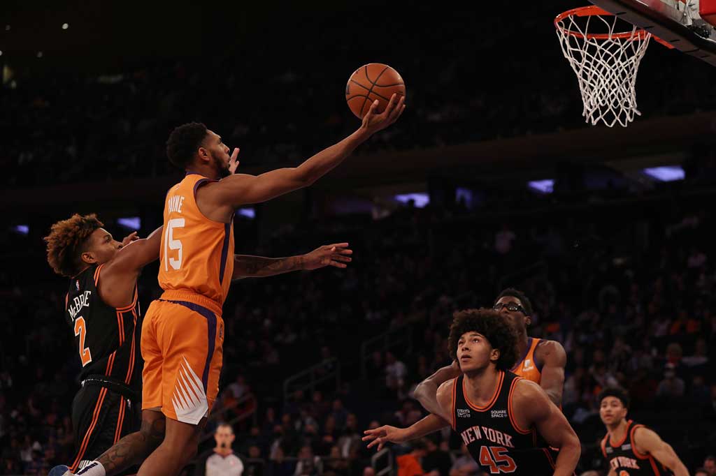 Dari bangku cadangan, Cameron Payne mengumpulkan 13 poin dan Cam Johnson menambahkan 10 poin.