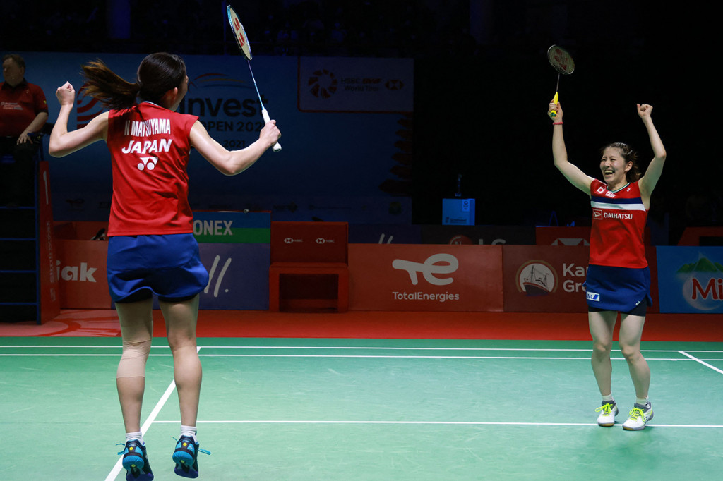 Mereka kalah dari ganda putri unggulan keempat asal Jepang, Nami Matsuyama/Chiharu Shida, di partai final.