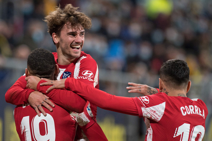 Tiga gol pertama dicetak Atletico melalui Thomas Lemar, Antoine Griezmann, dan Angel Correa.