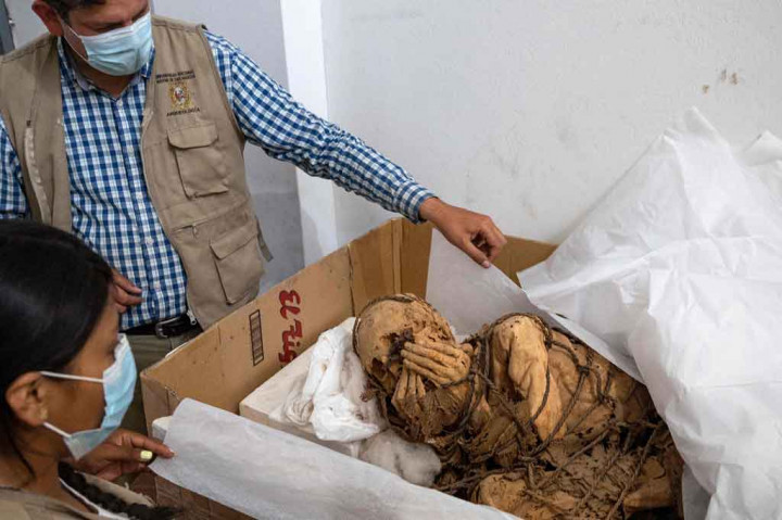 Arkeolog Pieter Van Dalen, yang bertanggung jawab atas proyek Cajamarquilla, menyebut temuan itu aneh dan unik. 