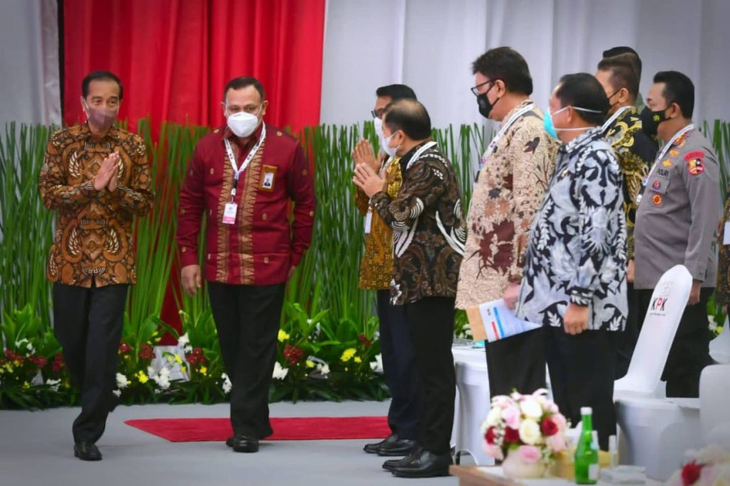 Komisi Pemberantasan Korupsi (KPK) menyelenggarakan puncak perayaan Hari Anti-Korupsi Sedunia (Hakordia) hari ini, Kamis, 9 Desember 2021.