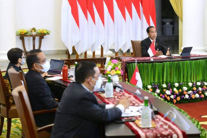 Foto: Jokowi Tegaskan Komitmen Indonesia Majukan Demokrasi