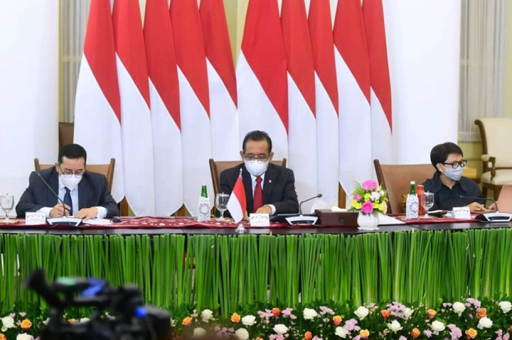 Foto: Jokowi Tegaskan Komitmen Indonesia Majukan Demokrasi