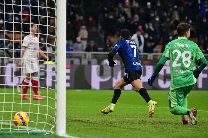 Adapun dua gol Nerazzurri lainnya tercatat atas nama Alexis Sanchez (50') dan Hakan Calhanoglu (66').