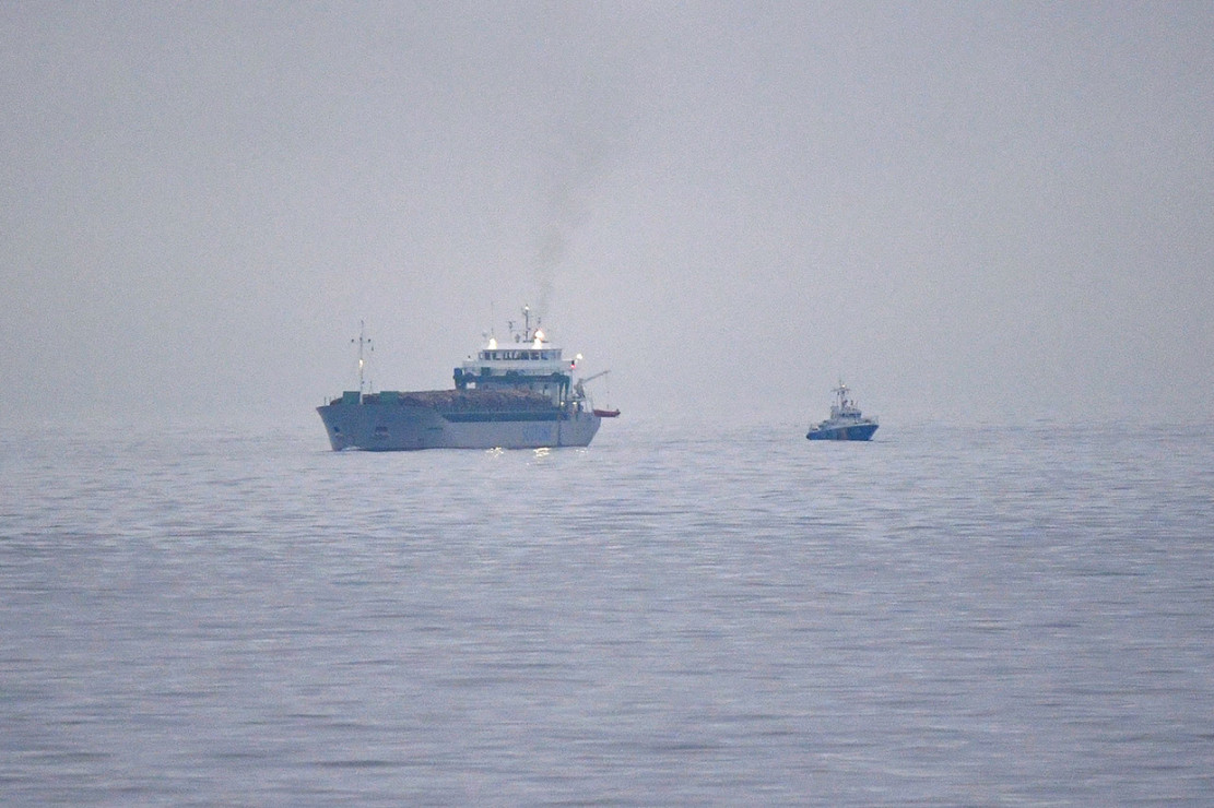 Foto Dua Kapal Kargo Tabrakan Di Laut Baltik Medcomid