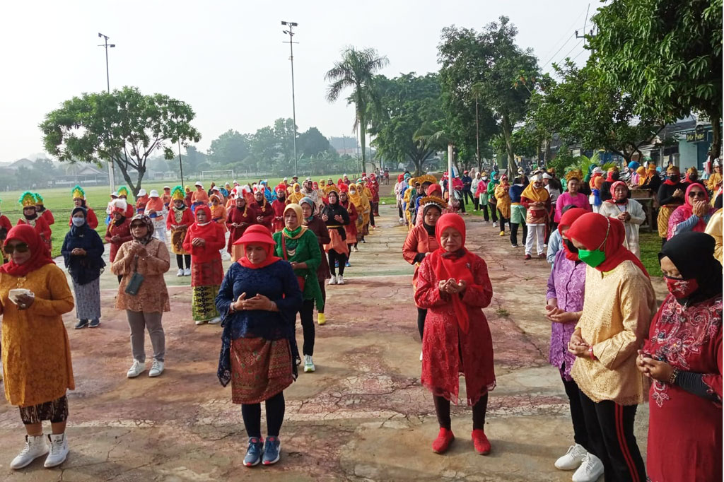 Acara didahului dengan menyanyikan lagu Indonesia Raya. Kemudian disambung dengan doa bersama untuk memohon kepada Allah SWT untuk diberikan kesehatan, keselamatan, kekuatan, dan agar pandemi covid-19 segera hilang dari muka bumi.