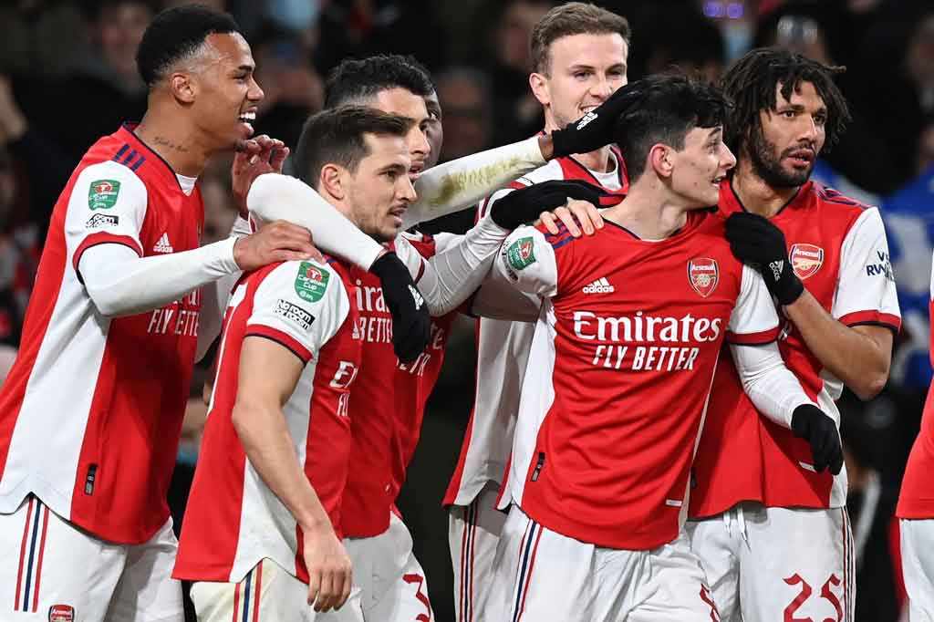 Charlie Patino kemudian mencetak gol pertamanya untuk Arsenal pada menit 90+1, sekaligus menutup kemenangan timnya menjadi 5-1.