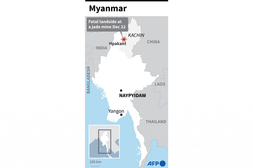 Tanah longsor melanda sebuah tambang batu giok di wilayah Myanmar bagian utara. Sedikitnya satu orang tewas dan 70 orang lainnya dilaporkan hilang.