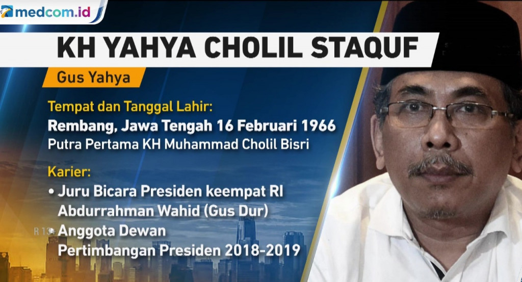 Profil KH Yahya Cholil Staquf yang Terpilih sebagai Ketum PBNU