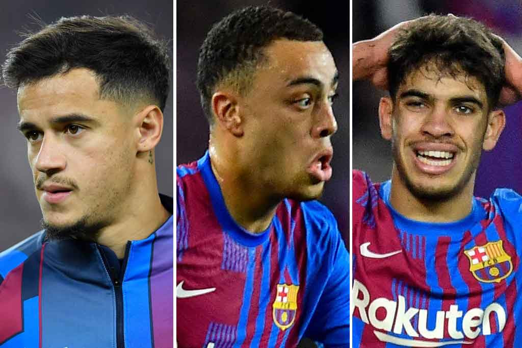Sergino Dest, ??Philippe Coutinho, dan Abde Ezzalzouli menjadi tiga pemain baru Barcelona yang dinyatakan positif terpapar virus korona. Tambahan tiga pemain tersebut membuat 10 penggawa Blaugrana saat ini harus menjalani isolasi.