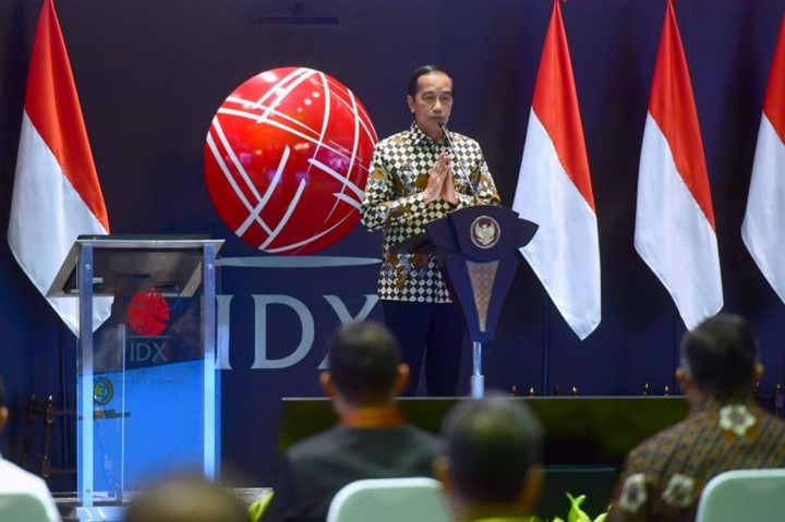 Dalam pidatonya, Presiden Jokowi optimistis pertumbuhan pasar modal Indonesia akan lebih baik.