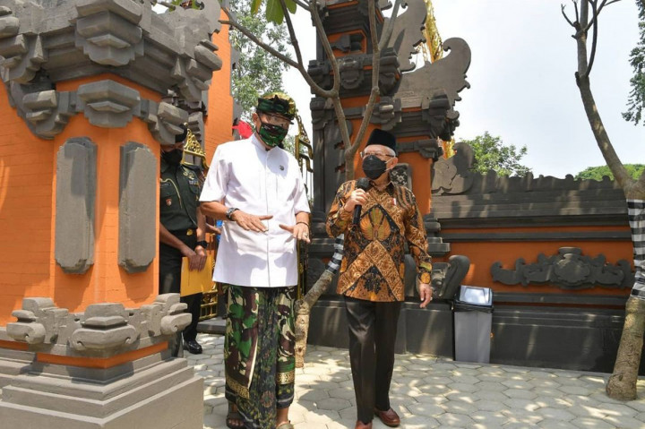 Ma'ruf berharap keberadaan enam rumah ibadah tersebut tidak hanya menjadi simbol toleransi, tetapi juga memudahkan kerja sama lintas agama dan menjadi perekat persatuan bangsa.