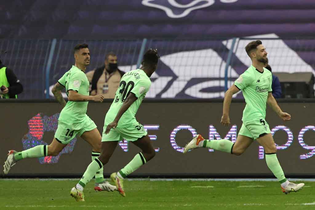 Gol penyeimbang Athletic Bilbao muncul pada menit ke-76 lewat skema bola mati saat tendangan sepak pojok Muniain disundul Yeray Alvarez ke gawang Oblak.
