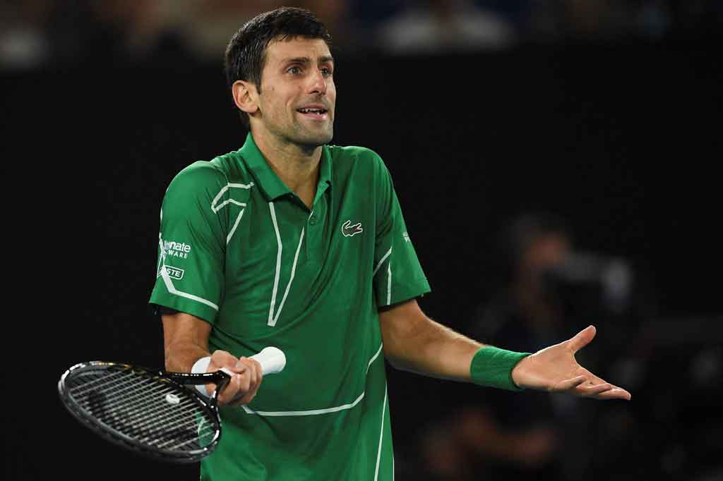 Djokovic adalah unggulan teratas turnamen tersebut dan telah berlatih di lapangan Melbourne Park beberapa jam sebelumnya.