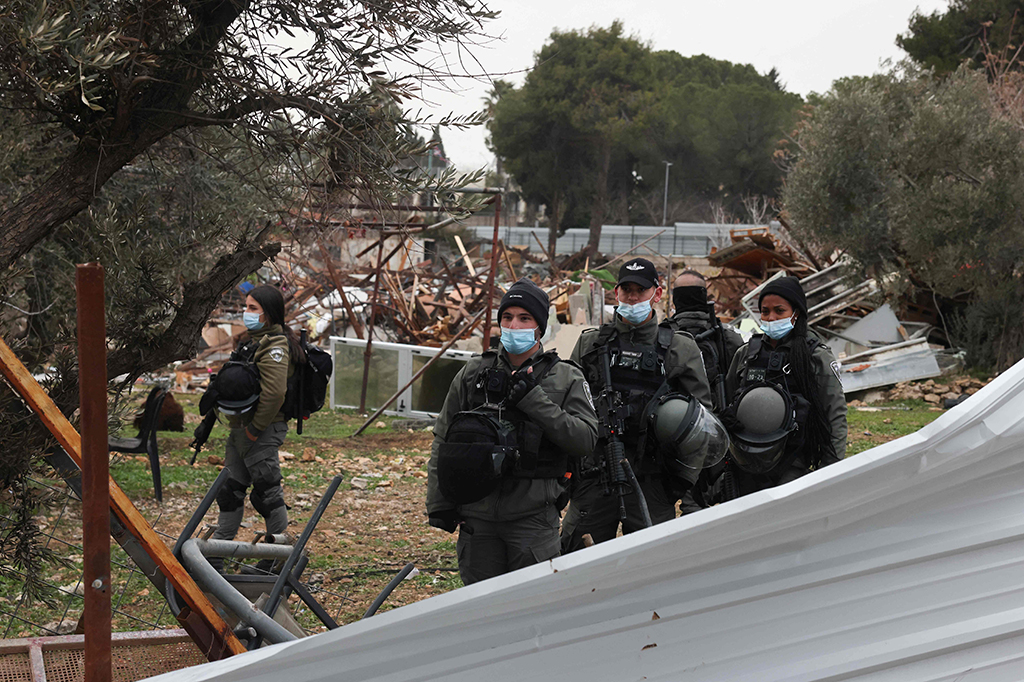 Ditegaskan bahwa tidak ada bentrokan yang terjadi saat operasi penghancuran rumah dilakukan polisi Israel.