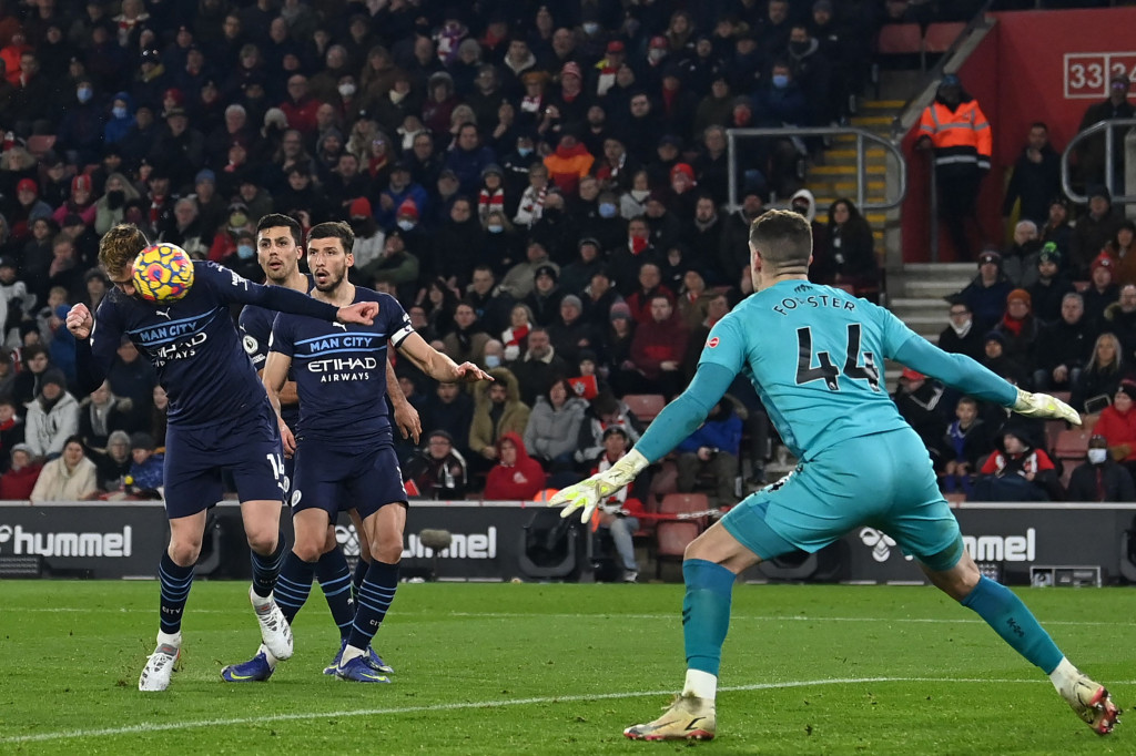 The Citizens bisa menyamakan kedudukan lewat Aymeric Laporte di babak kedua.