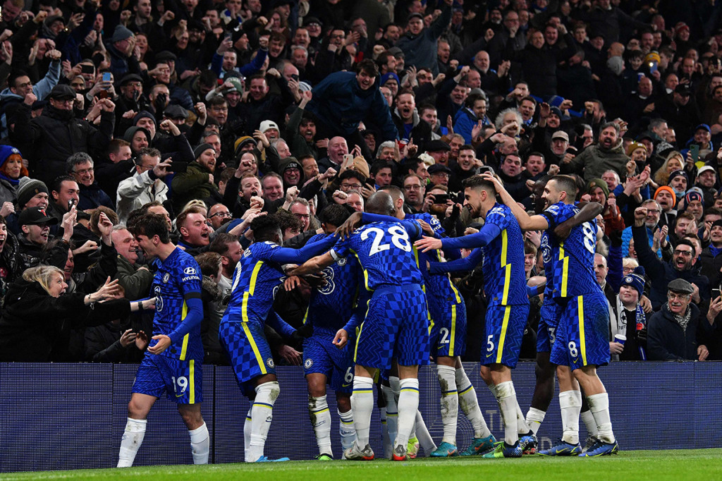 Derbi London antara Chelsea dan Tottenham Hotspur berakhir dengan kemenangan 2-0 untuk The Blues.