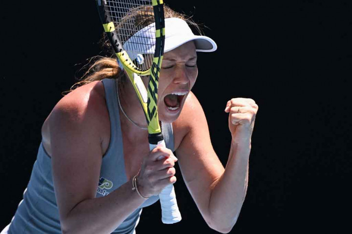 Danielle Collins melaju ke babak empat besar Australia Open, Rabu, 26 Januari 2022, usai menghancurkan impian veteran Prancis Alize Cornet.