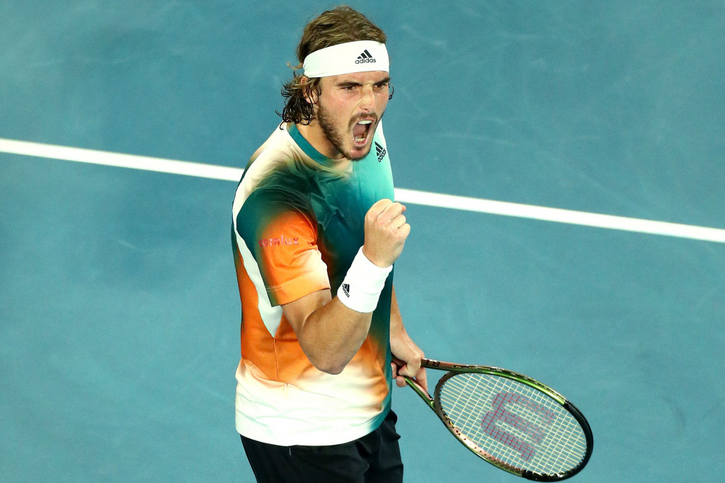 Stefanos Tsitsipas lolos ke semifinal Australia Open 2022. 