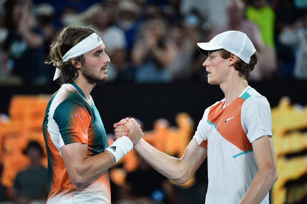 Petenis ranking empat dunia itu mengalahkan wakil Italia, Jannik Sinner, 6-3, 6-4 dan 6-2 pada babak perempat final di Rod Laver Arena, Rabu, 26 Januari 2022.