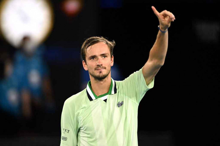 Medvedev mengincar gelar utama berturut-turut setelah sebelumnya mengalahkan Djokovic di final AS Terbuka tahun lalu.