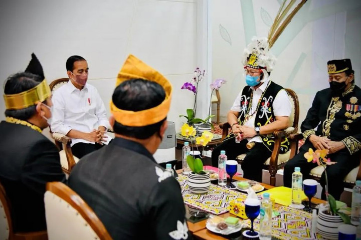 Para tokoh masyarakat tersebut menyampaikan aspirasinya dan mendukung pembangunan Ibu Kota Negara (IKN) di Kalimantan Timur.