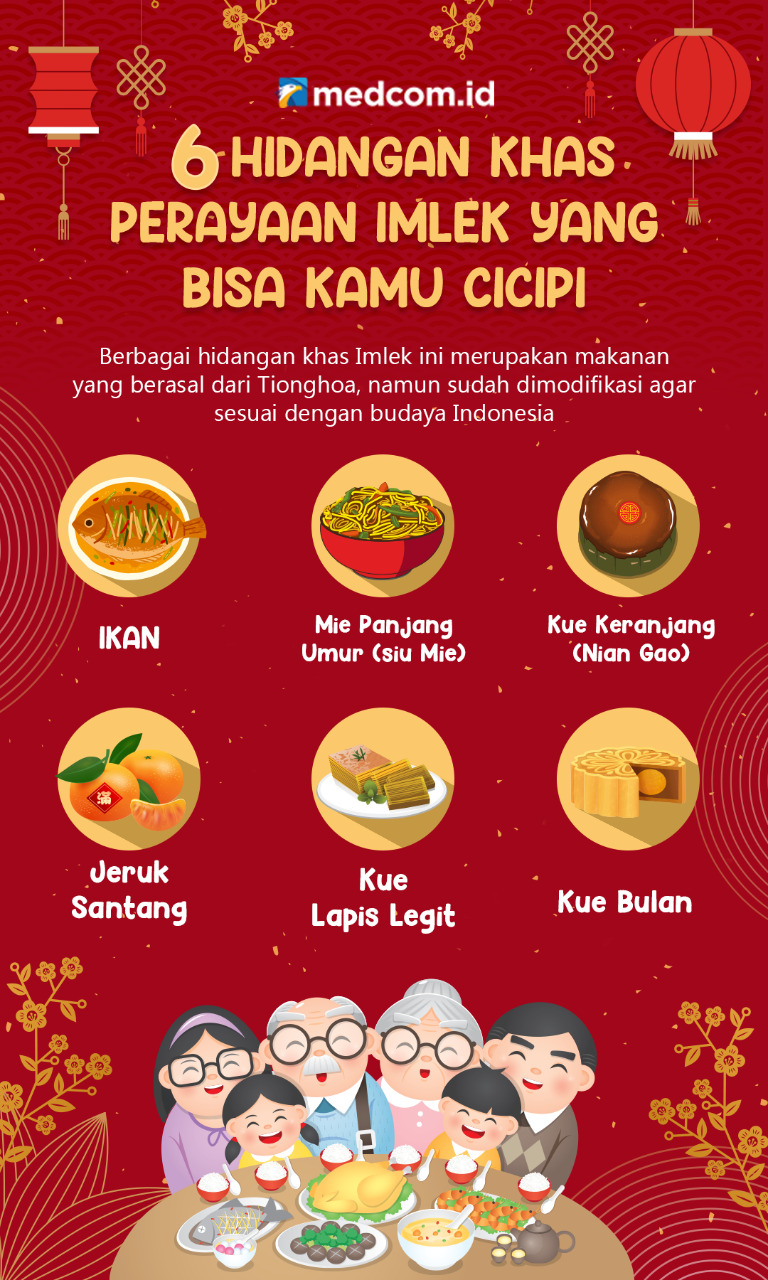 6 Hidangan Khas Perayaan Imlek yang Bisa Kamu Cicipi