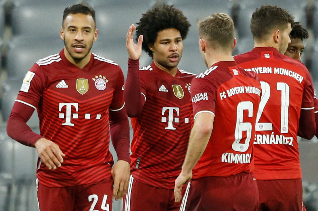 Bayern Muenchen menang tipis 3-2 atas RB Leipzig dalam pertandingan Liga Jerman pekan ke-21 Bundesliga di Allianz Arena pada Minggu, 6 Februari 2022, dini hari WIB.