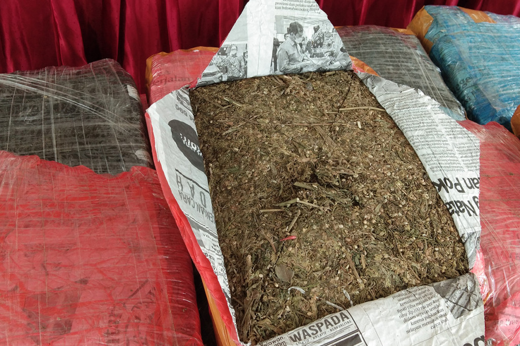 Polda DIY mengungkap jaringan peredaran ganja berskala nasional dari Aceh hingga ke Yogyakarta. Dalam hasil pengungkapan kali ini juga berhasil menemukan ladang ganja seluas 2 hektare di Kabupaten Gayo Lues, Aceh.