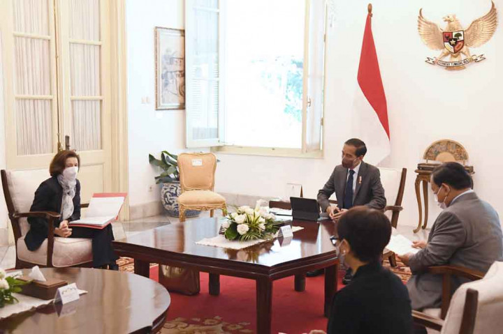Dalam pertemuan itu, Presiden juga membahas mengenai kerja sama Indo-Pasifik. Presiden Jokowi dan Presiden Prancis Emmanuel Macron telah sepakat untuk menjadikan Indo-Pasifik sebagai kawasan yang damai, stabil, dan sejahtera; sehingga memerlukan penguatan kerja sama ekonomi.