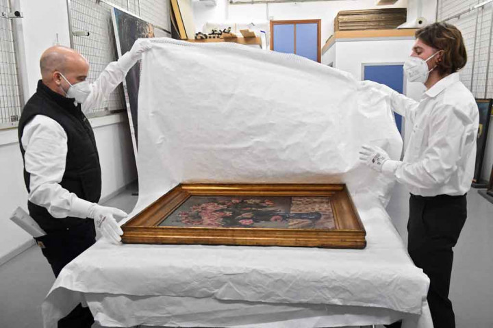 Setelah perang, otoritas Belgia tak mengetahui lukisan itu milik siapa. Mereka kemudian mempercayakannya ke museum pada 1951, di mana lukisan itu digantung.