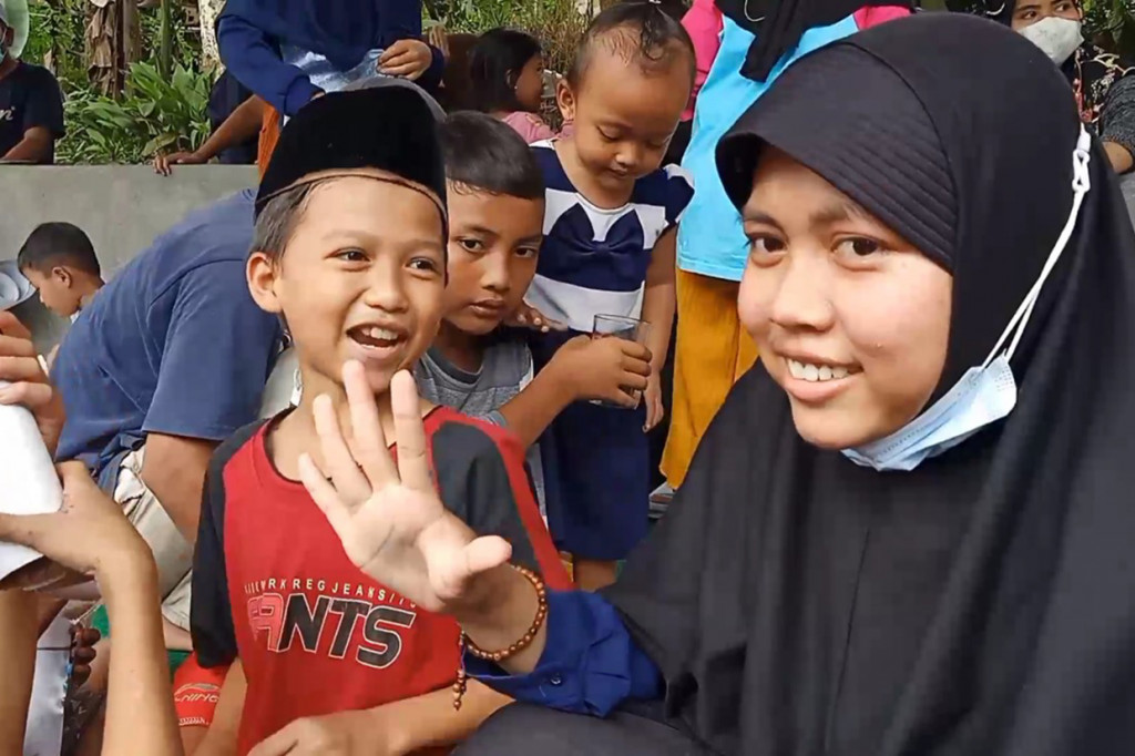 Anak-anak yang mendapatkan trauma healing ini, keseluruhannya sebanyak 45 anak. Baik yang bersekolah di bangku kelas 1 hingga kelas 6 sekolah dasar. 
