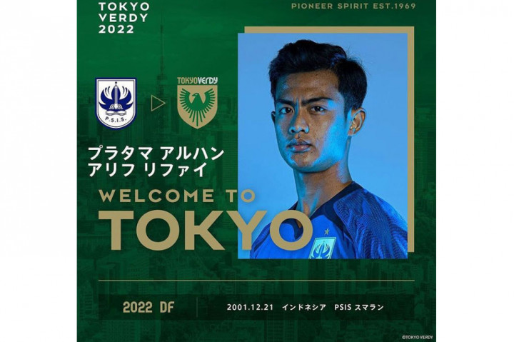 “Peraih penghargaan Pemain Muda Terbaik Kejuaraan Sepakbola ASEAN?Piala Suzuki AFF) tahun 2020! Pratama Arhan dipastikan akan bergabung melalui transfer permanen dari PSIS Semarang! Selamat datang dan selamat bergabung, Arhan!