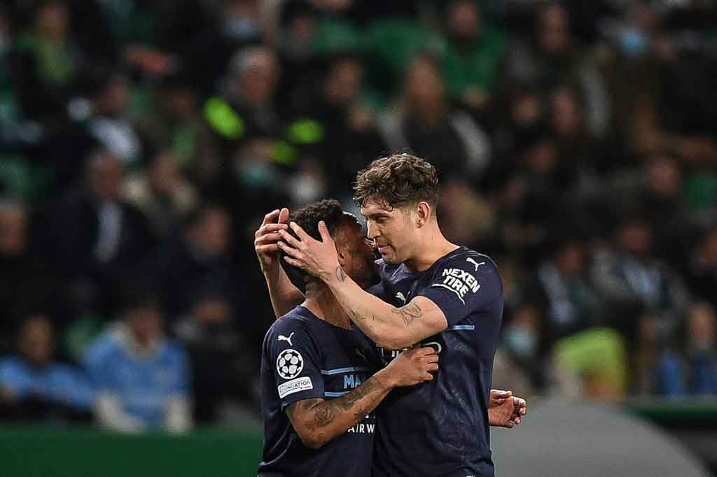 Manchester City menang telak 5-0 atas tuan rumah Sporting CP pada leg pertama babak 16 besar Liga Champions di Stadion Jose Alvalade, Lisbon, Portugal, Rabu, 16 Februari 2022 dini hari WIB.