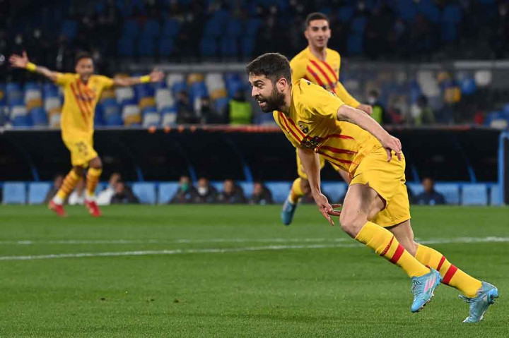 Barcelona unggul cepat saat laga baru berjalan delapan menit. Berawal dari skema serangan balik, Adama Traore kemudian memberikan umpan ke Jordi Alba. Alba lantas melepaskan tendangan kaki kanan yang menaklukkan kiper Alex Meret. Skor berubah menjadi 1-0.  