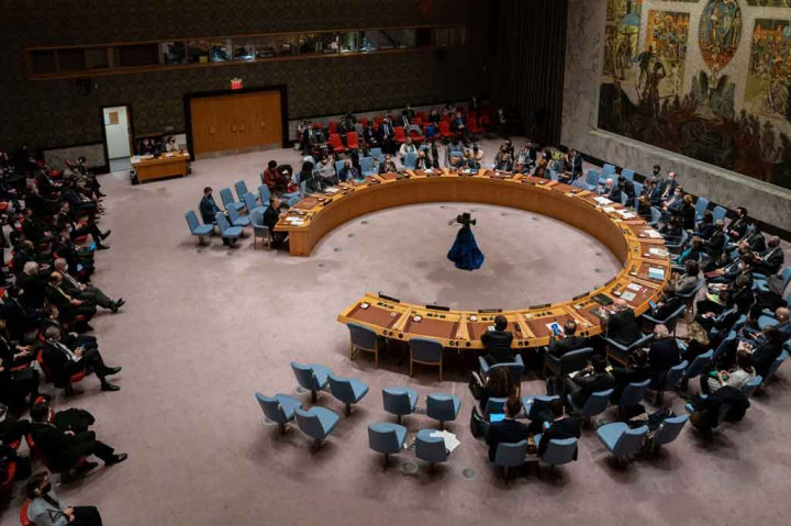 Resolusi yang diajukan ke DK PBB selalu gagal karena hak veto Rusia sebagai anggota tetap dewan. Selain Rusia, AS, Tiongkok, Prancis, dan Inggris juga memiliki hak veto. Namun, debat tersebut memberikan kesempatan penting untuk menyuarakan kecamannya atas keputusan Presiden Vladimir Putin untuk melancarkan serangan skala penuh terhadap Ukraina.