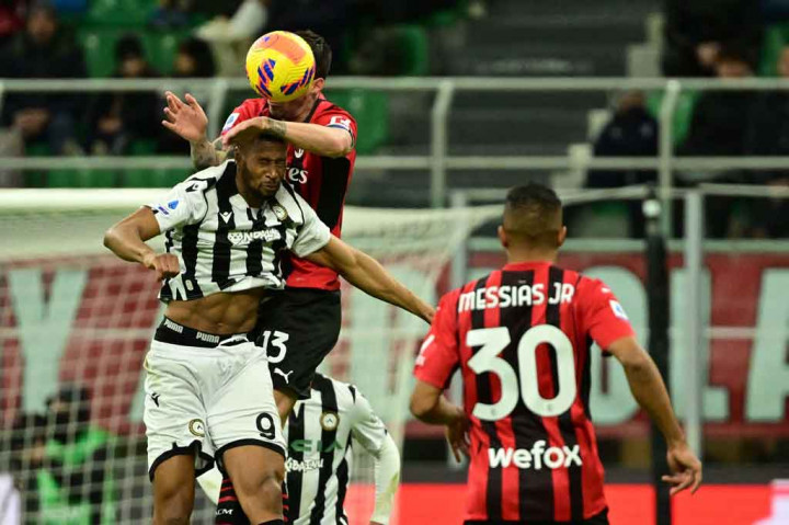 Milan, yang juga bermain imbang melawan tim terbawah Salernitana pekan lalu, tampil buruk melawan tim yang duduk di urutan ke-14 yang baru menang sekali sejak pergantian tahun, Udinese.