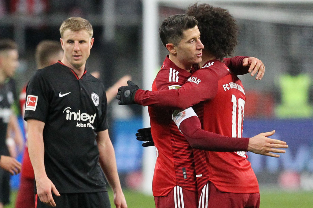 Bayern Muenchen memetik poin penuh saat menghadapi Eintracht Frankfurt di lanjutan kompetisi Bundesliga. Die Roten menang 1-0.