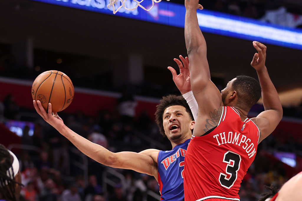 Debutan bintang Cade Cunningham kembali tampil dominan untuk Pistons dengan mencatatkan 22 poin dan enam rebound.