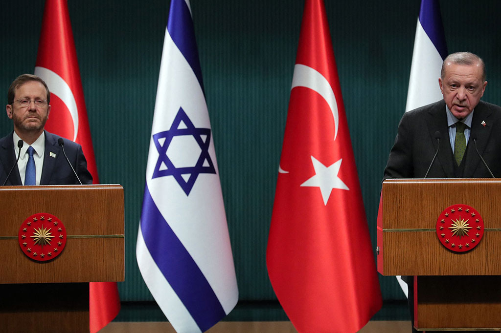 Herzog mengakui bahwa hubungan Israel-Turki mengalami kekeringan. 