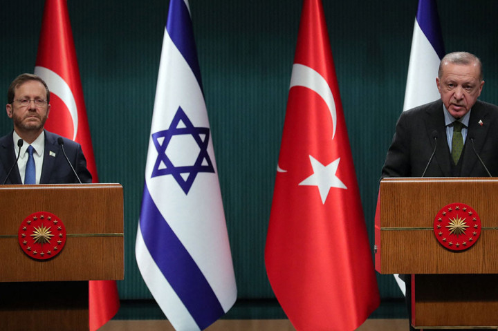 Herzog mengakui bahwa hubungan Israel-Turki mengalami kekeringan. 